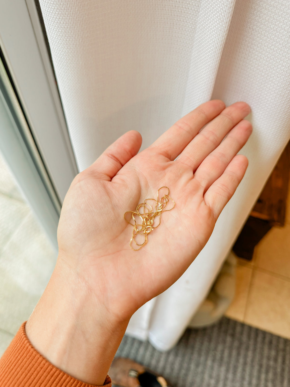 Gold plated chain