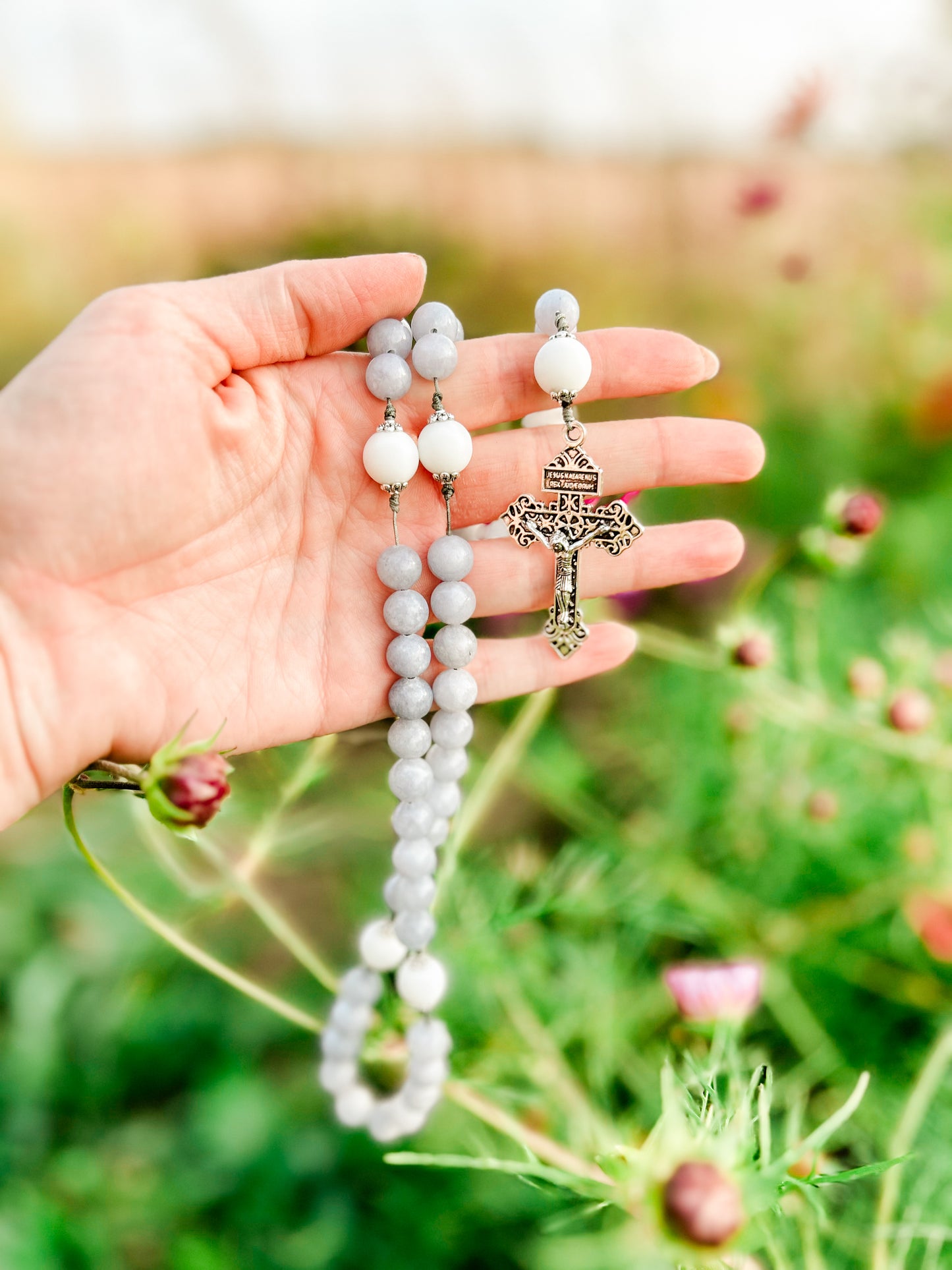 Blue Marian Rosary