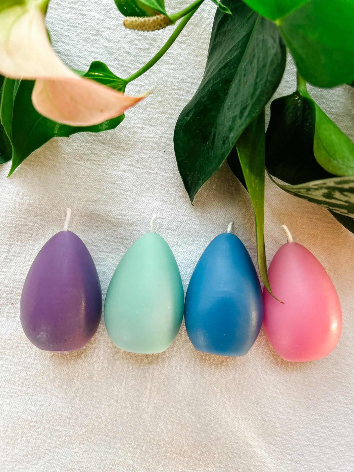Beeswax Easter Egg Candles