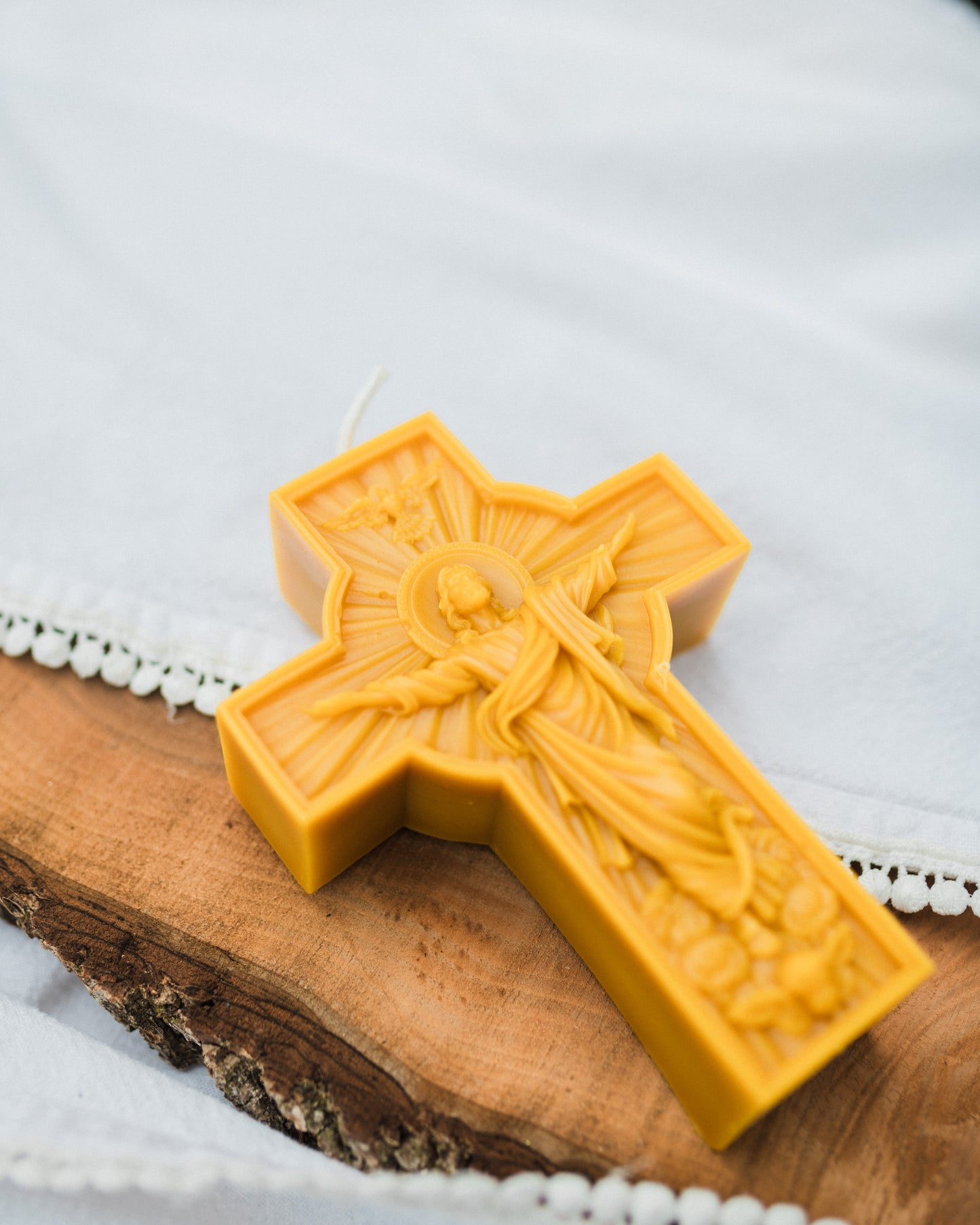 Christ is Risen Beeswax Candle