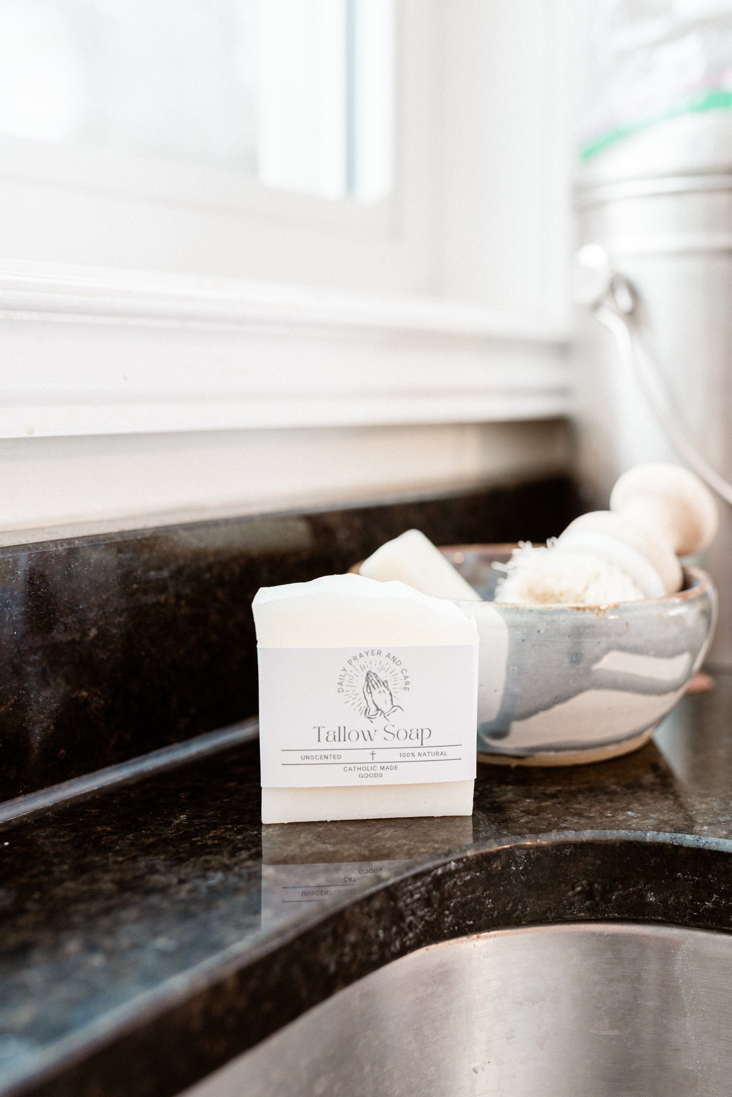 Unscented homesteaders Tallow soap