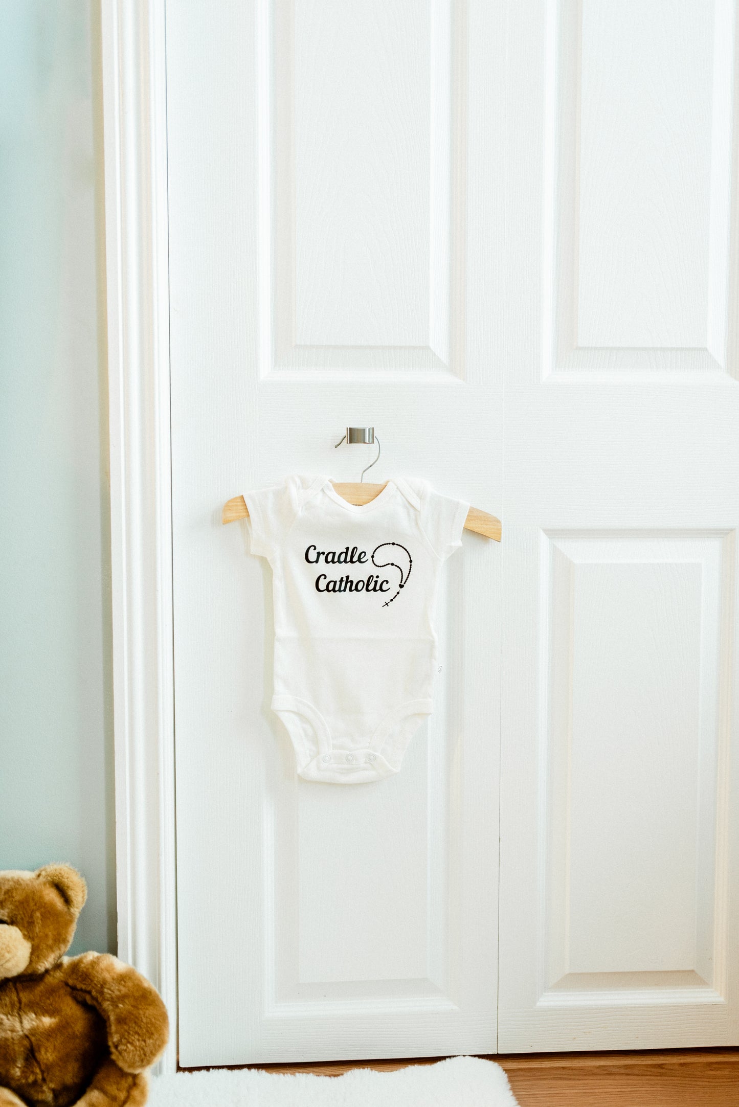 Cradle Catholic T-shirt bodysuit - 100% organic cotton