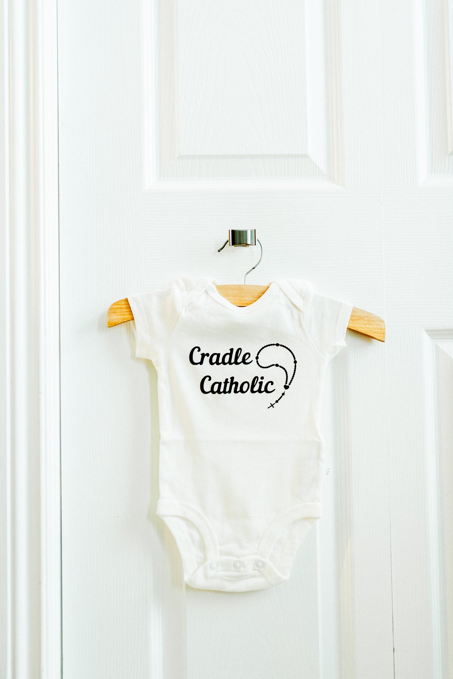 Cradle Catholic T-shirt bodysuit - 100% organic cotton