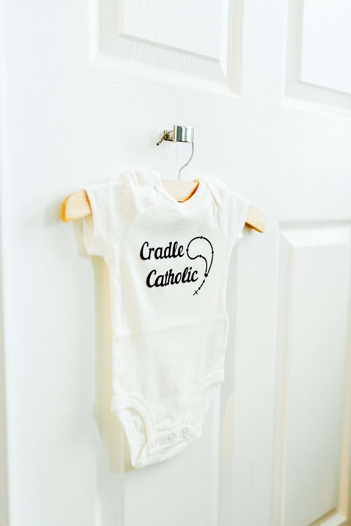 Cradle Catholic T-shirt bodysuit - 100% organic cotton