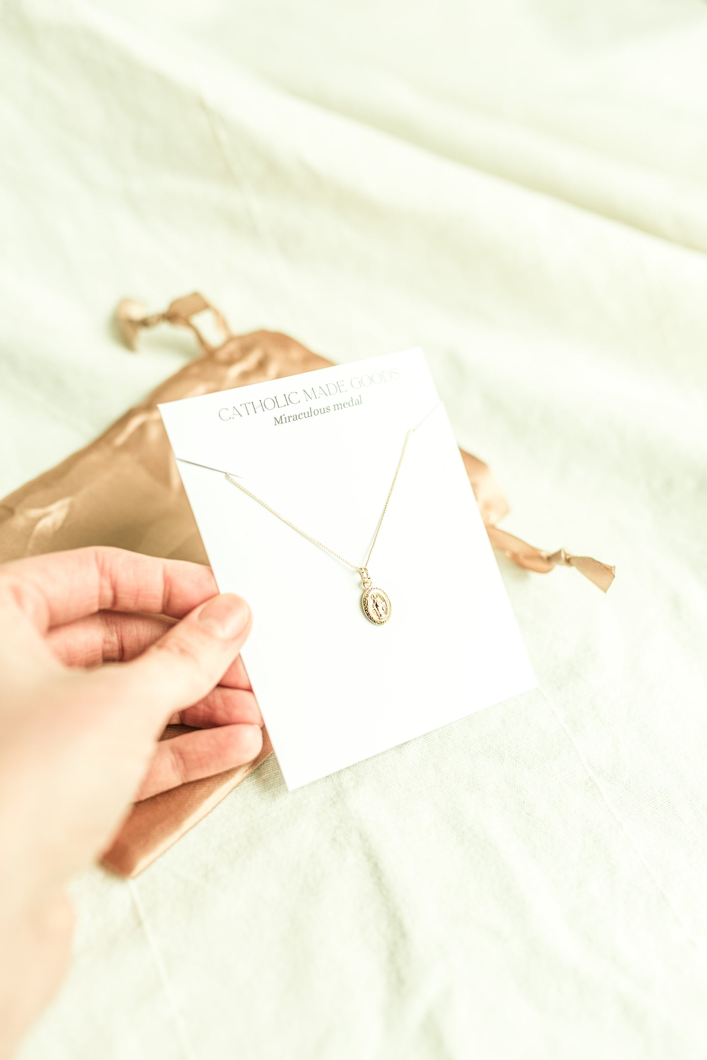 18k Mini Miraculous Medal