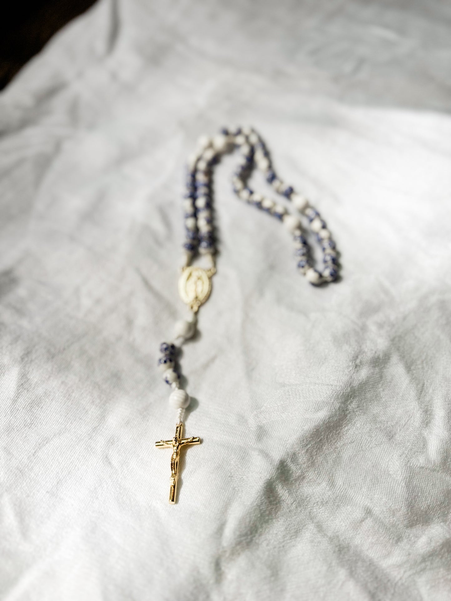 Lady in Blue Rosary