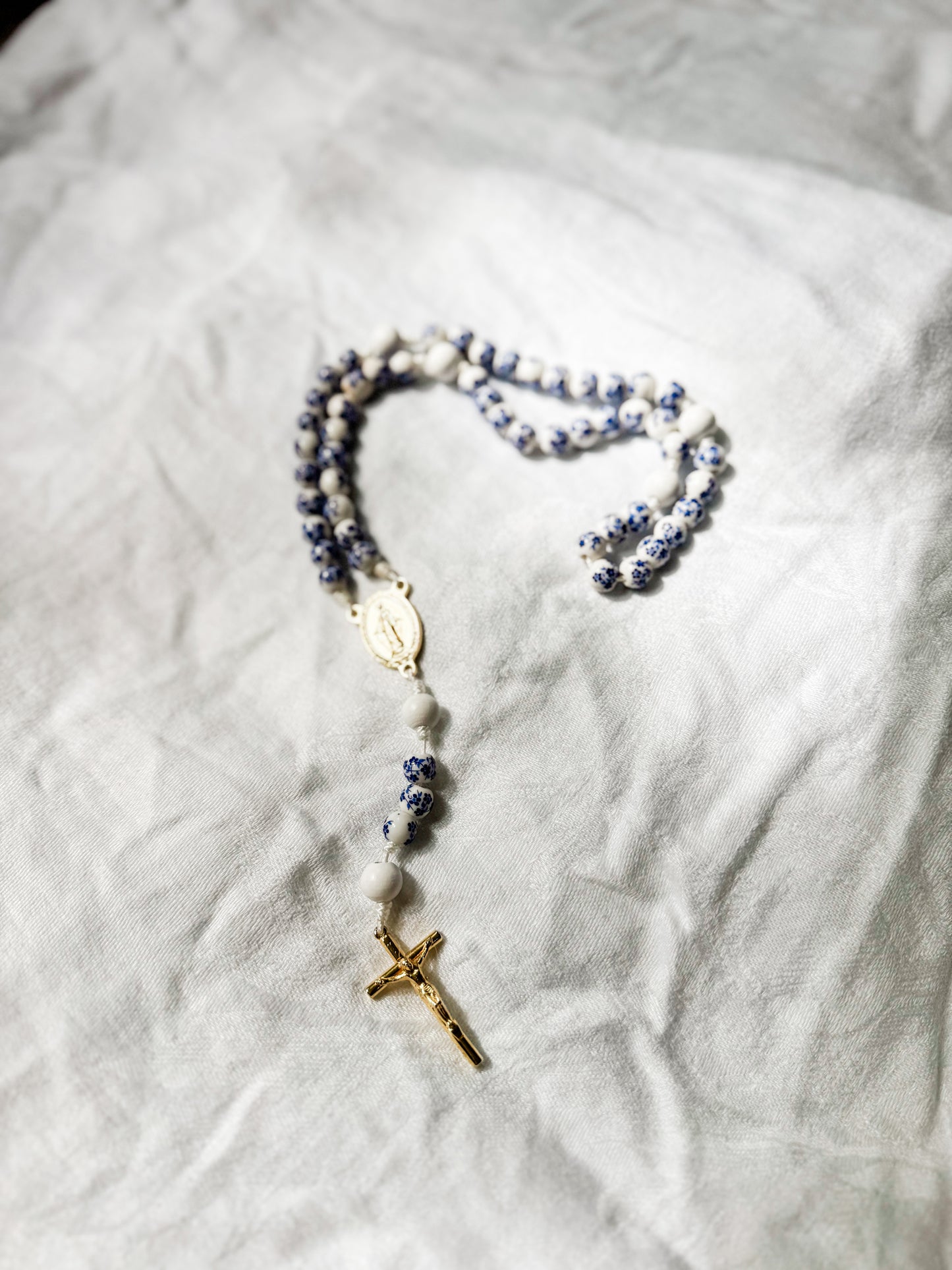 Lady in Blue Rosary