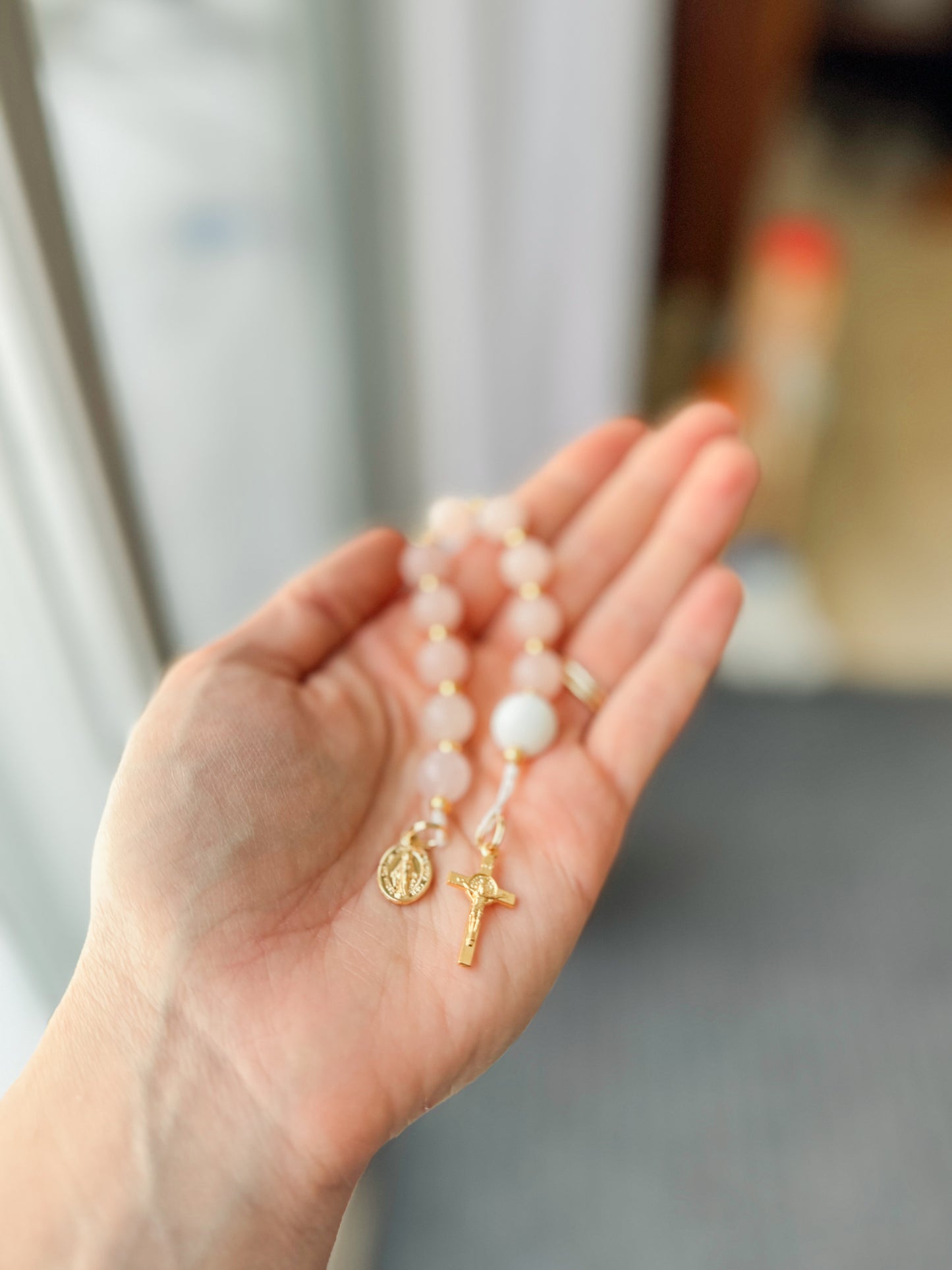 Pink One decade rosary