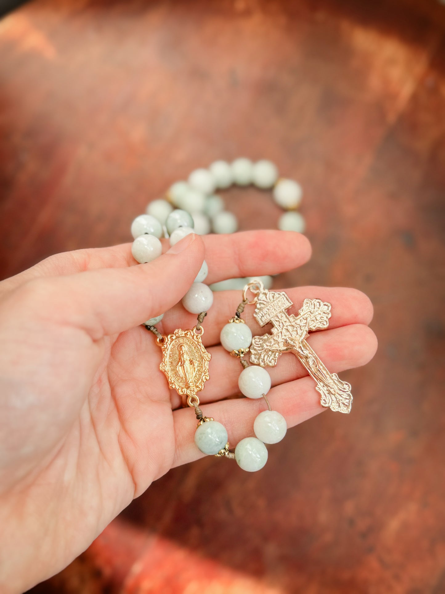Sage Green Rosary