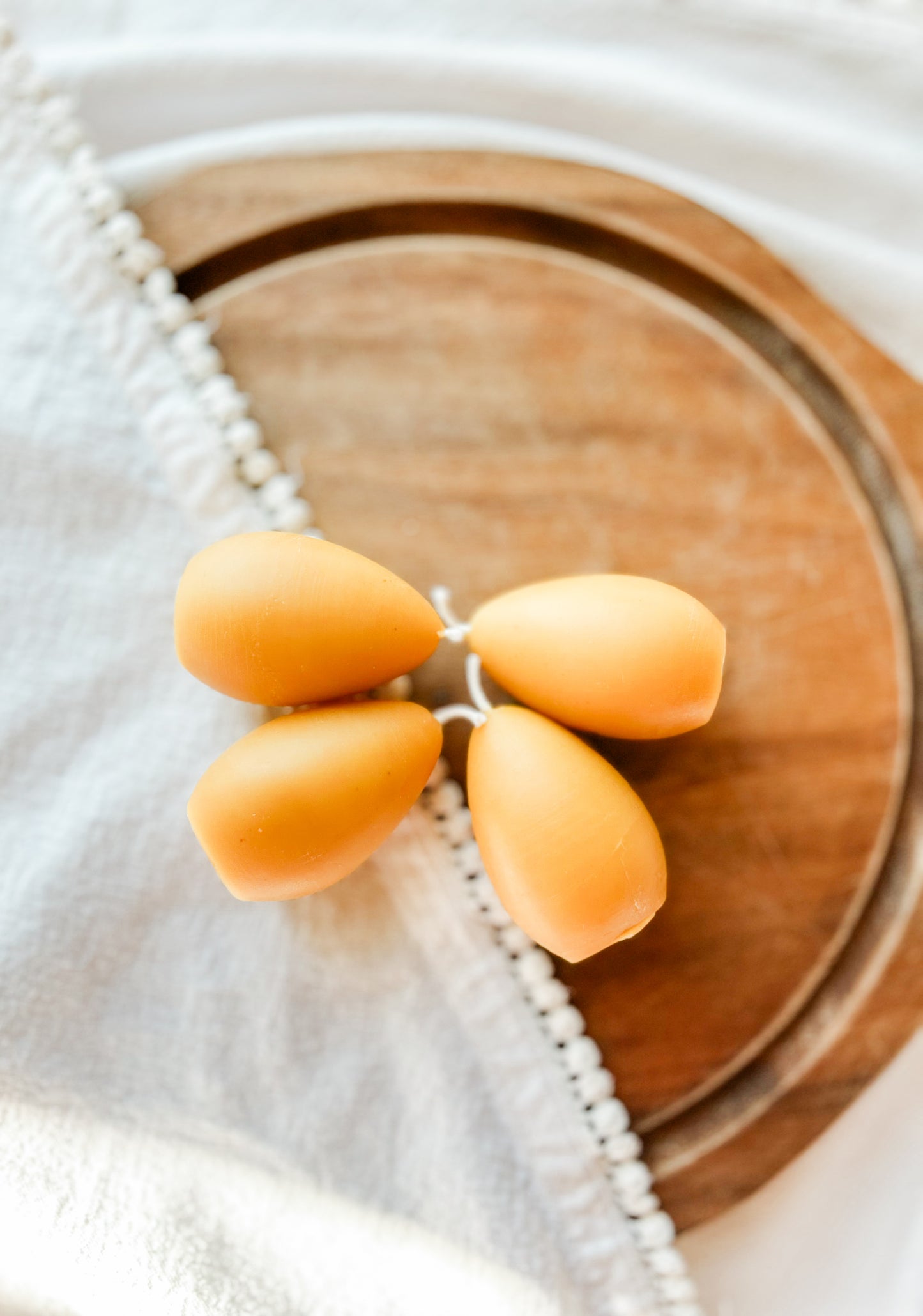 Beeswax Easter Egg Candles