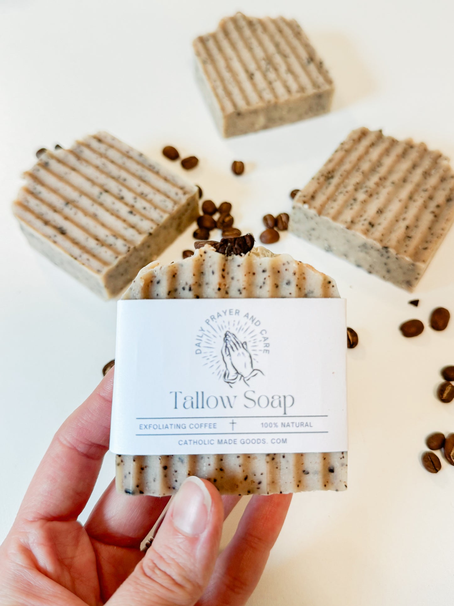 Tallow Soap - Exfoliating Coffee