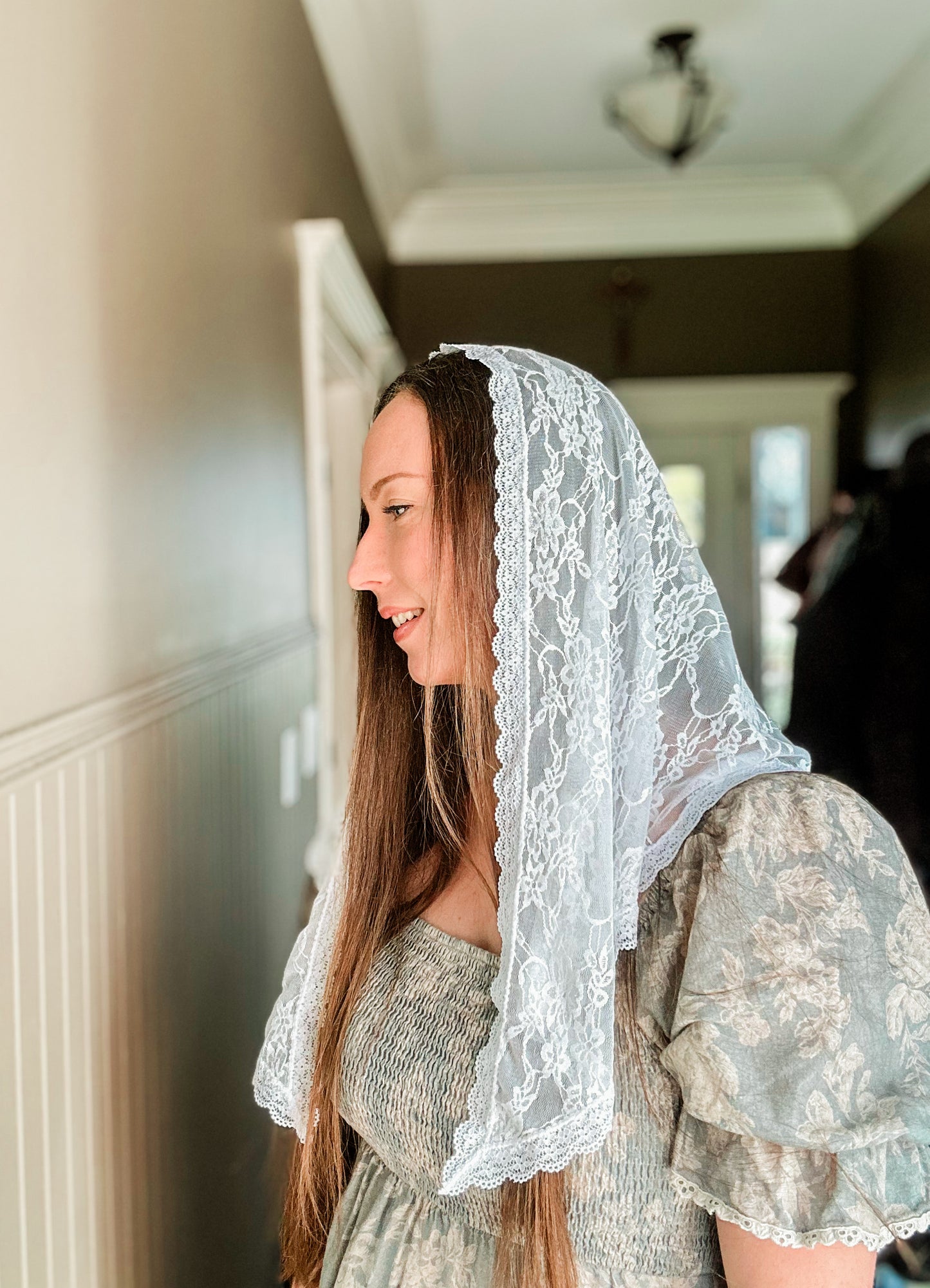 White Lace Mantilla
