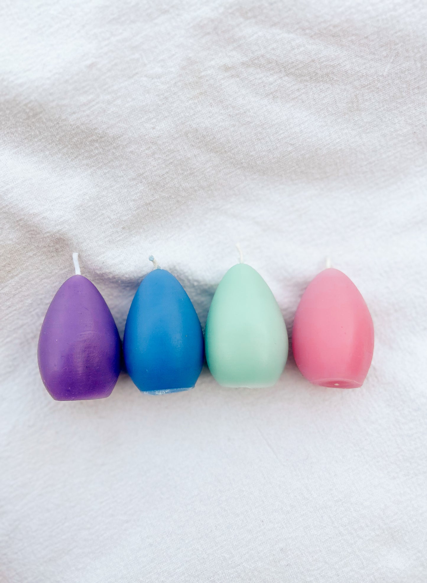 Beeswax Easter Egg Candles