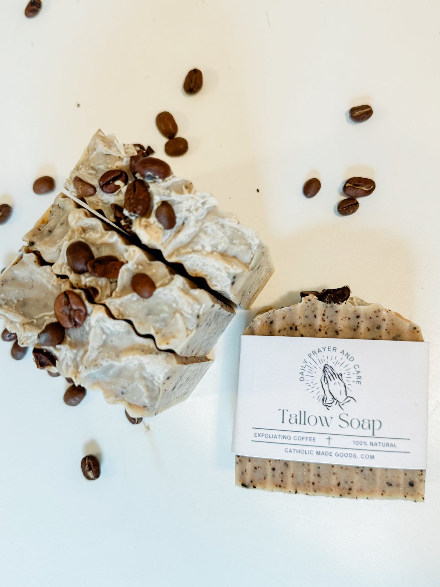 Tallow Soap - Exfoliating Coffee