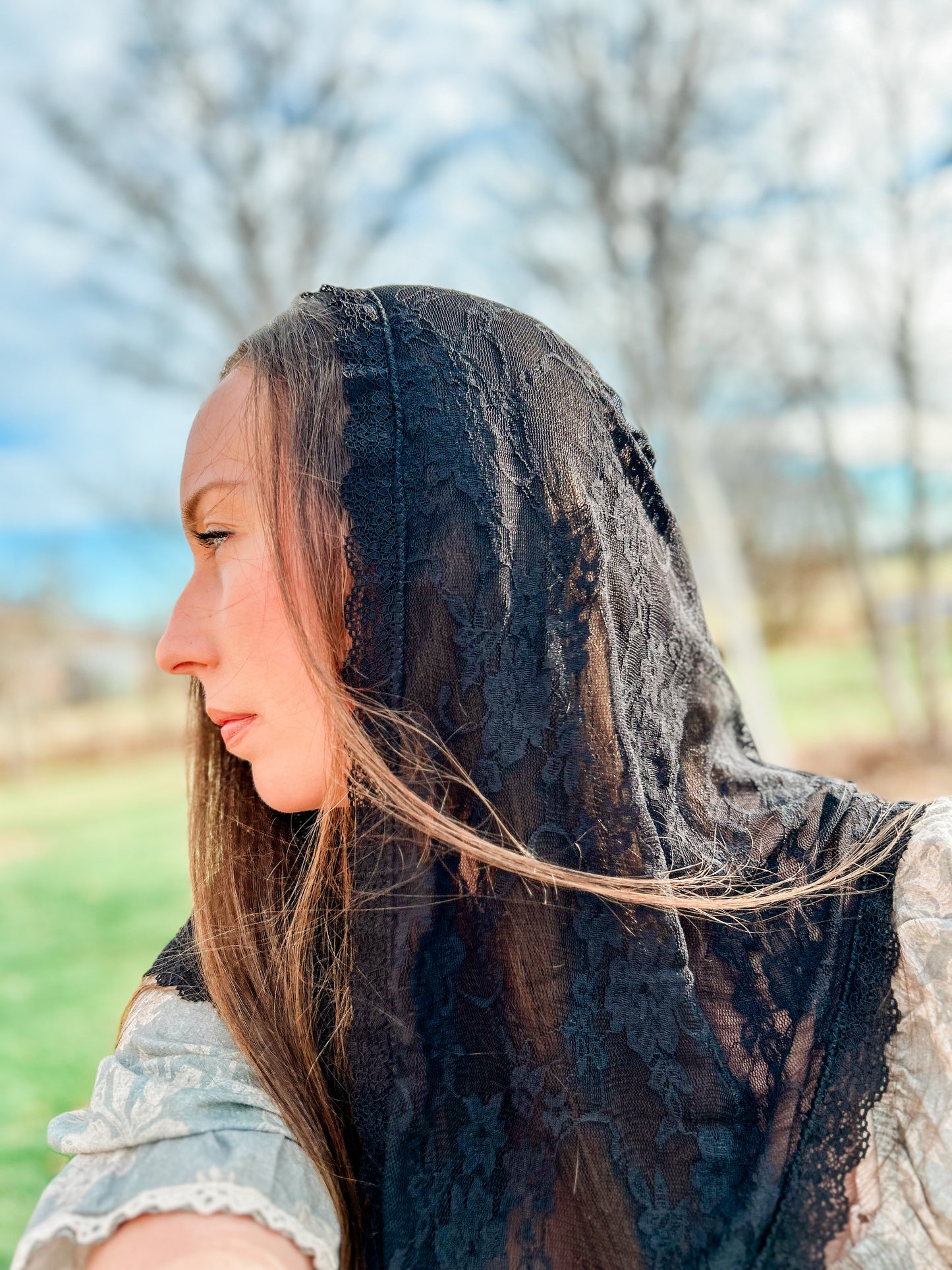 Black Lace Mantilla