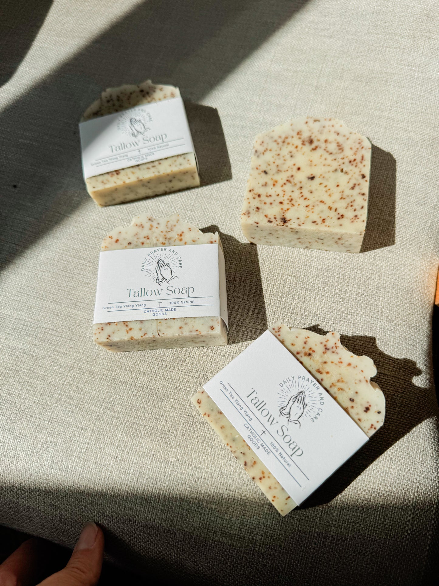 Tallow soap - Green Tea Ylang Ylang