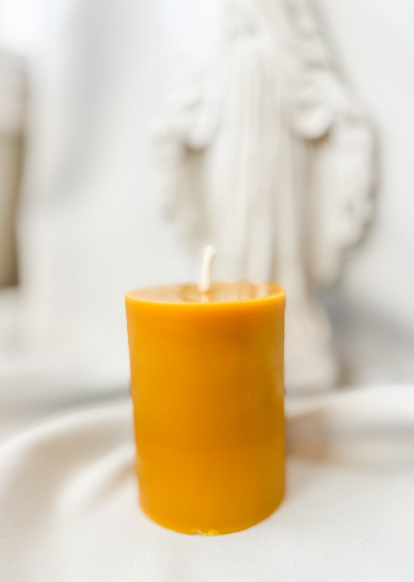 Beeswax Pillar Candle (390 grams)