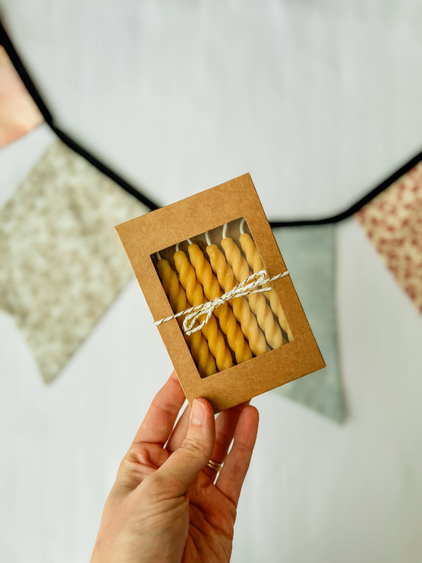 Beeswax birthday / saint day candles