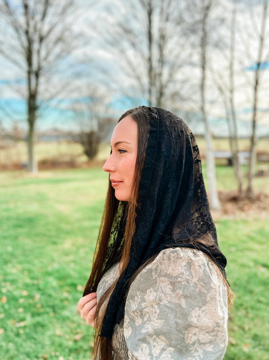Black Lace Mantilla
