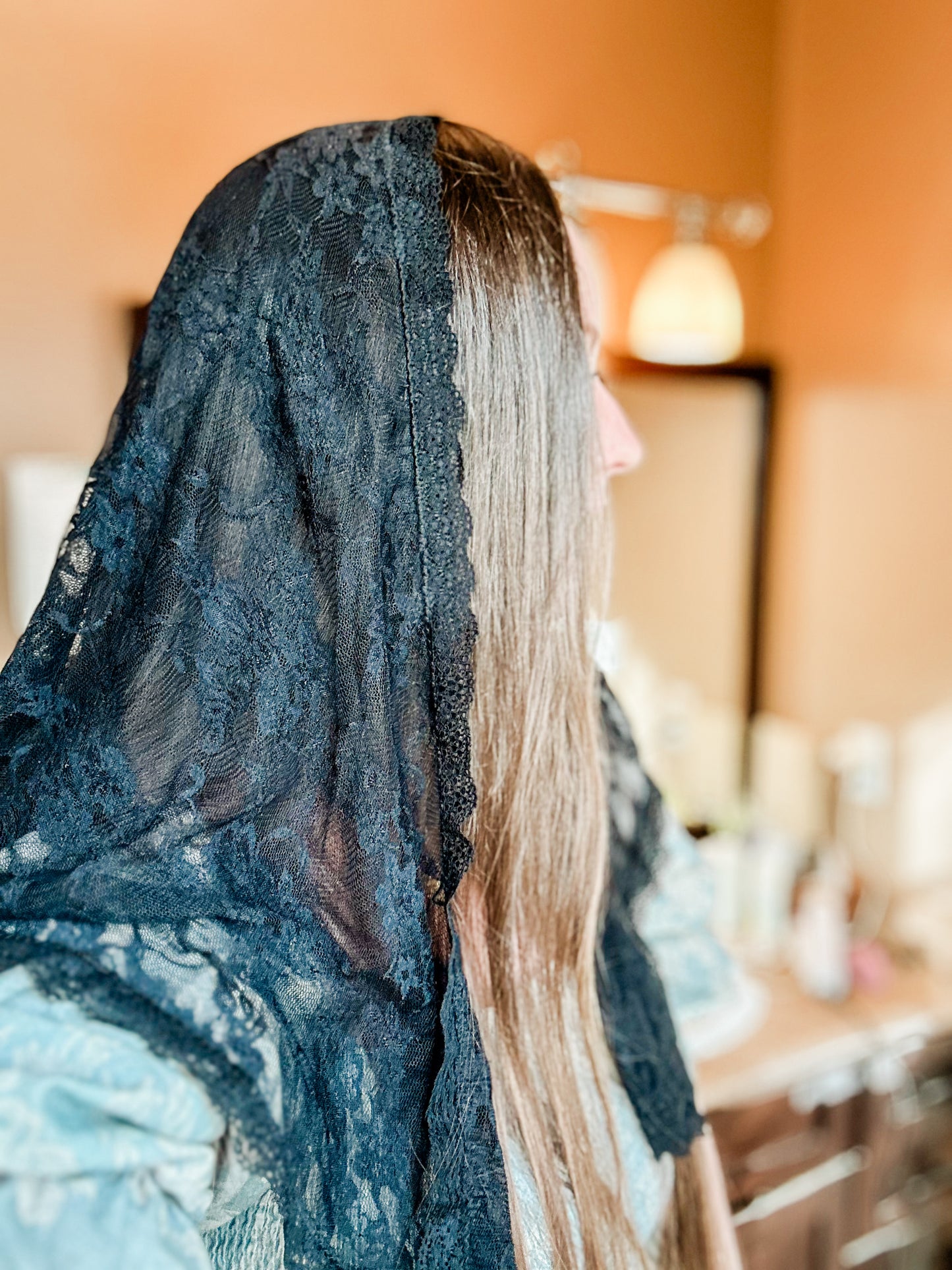 Black Lace Mantilla