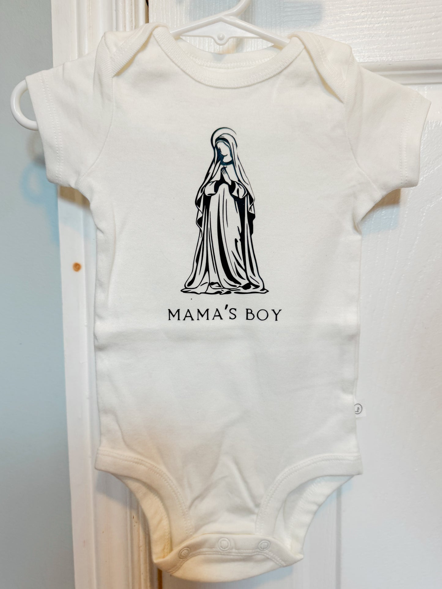 Mamas Boy T-shirt bodysuit - 100% organic cotton