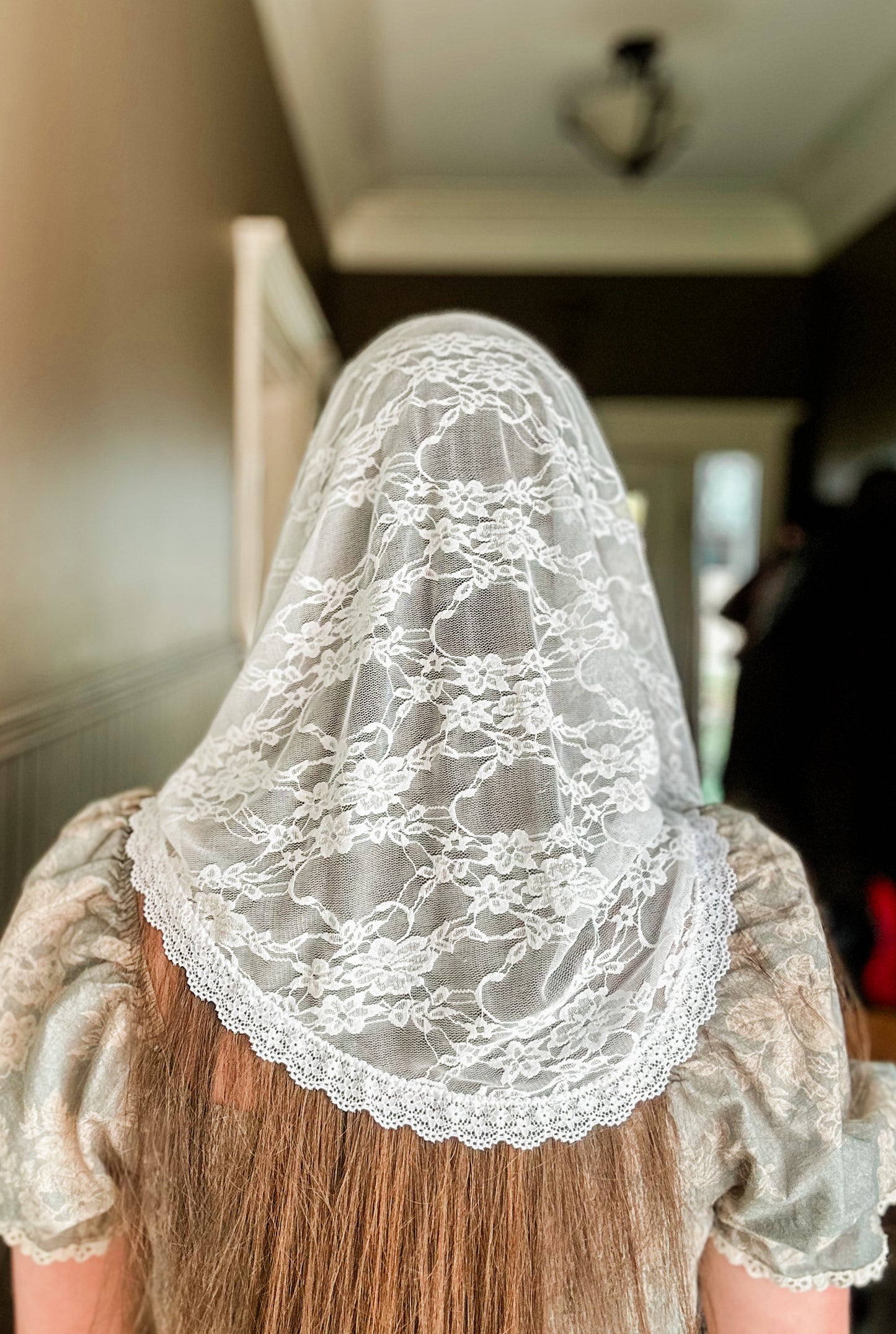 White Lace Mantilla