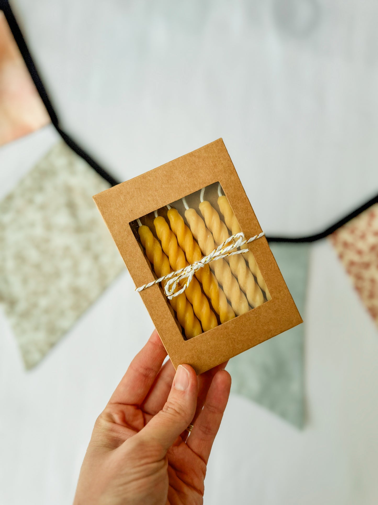 Beeswax birthday / saint day candles