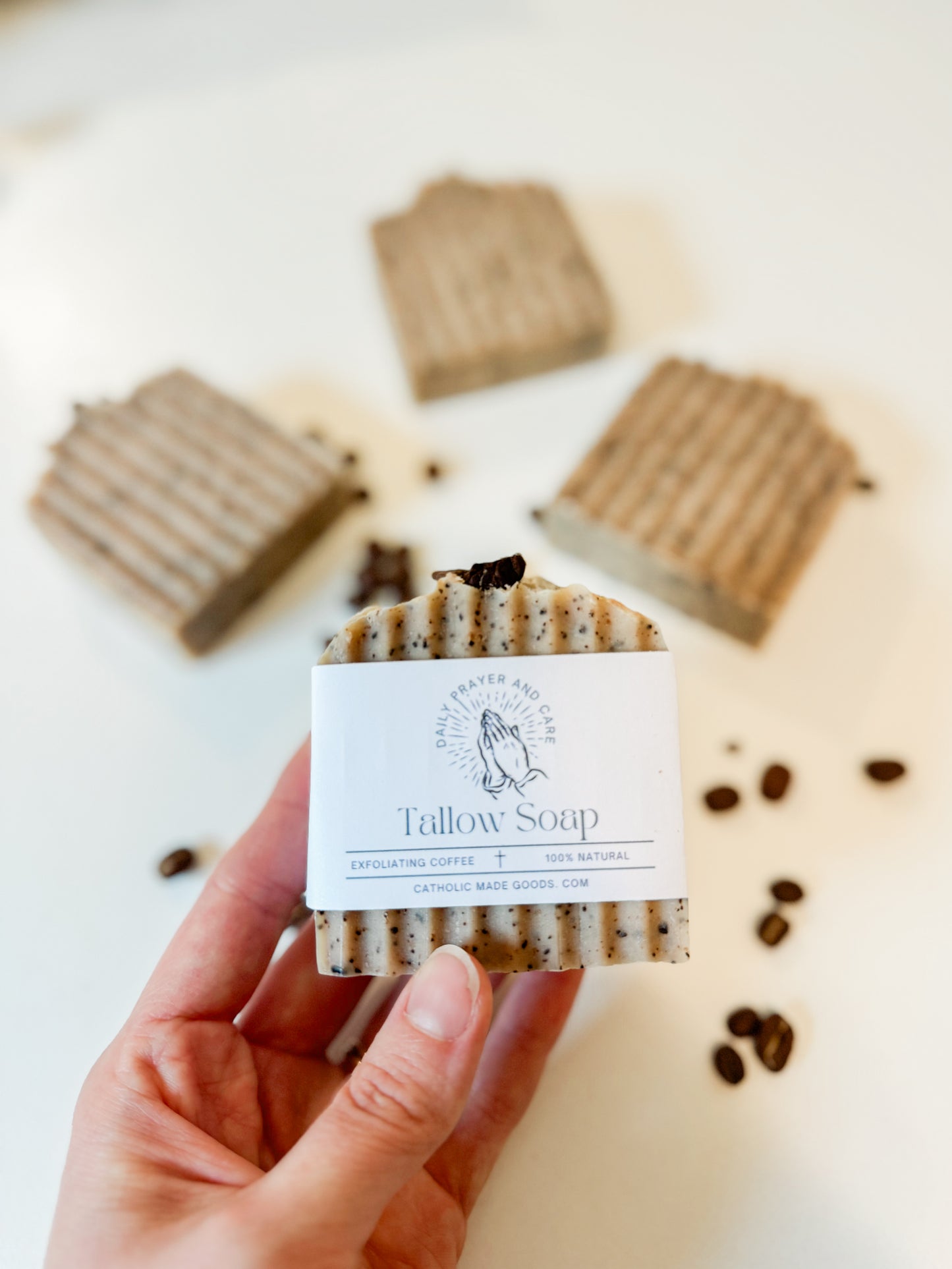 Tallow Soap - Exfoliating Coffee