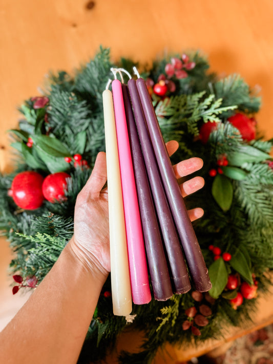Beeswax Advent Candles (PRE-SALE)