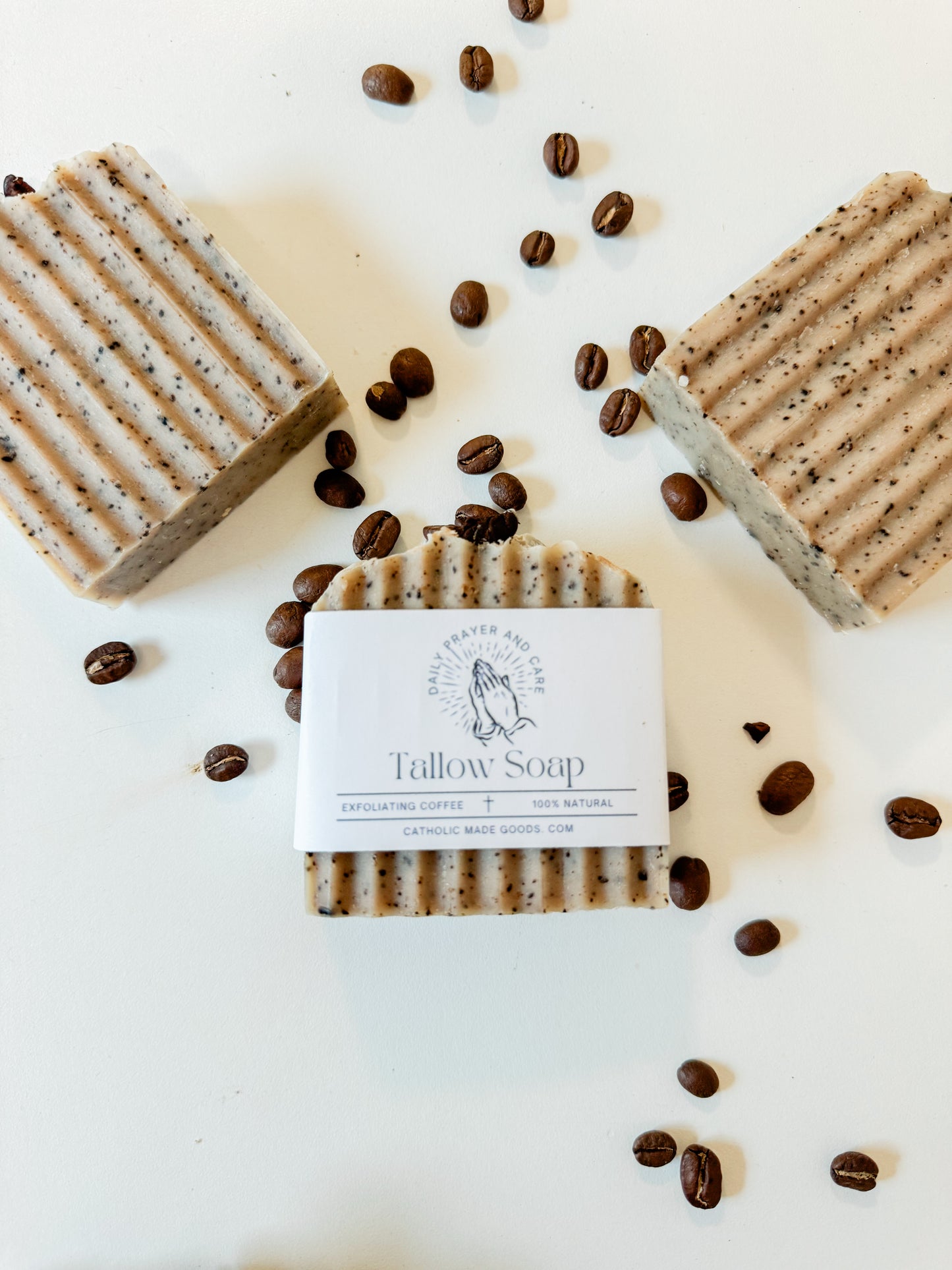 Tallow Soap - Exfoliating Coffee