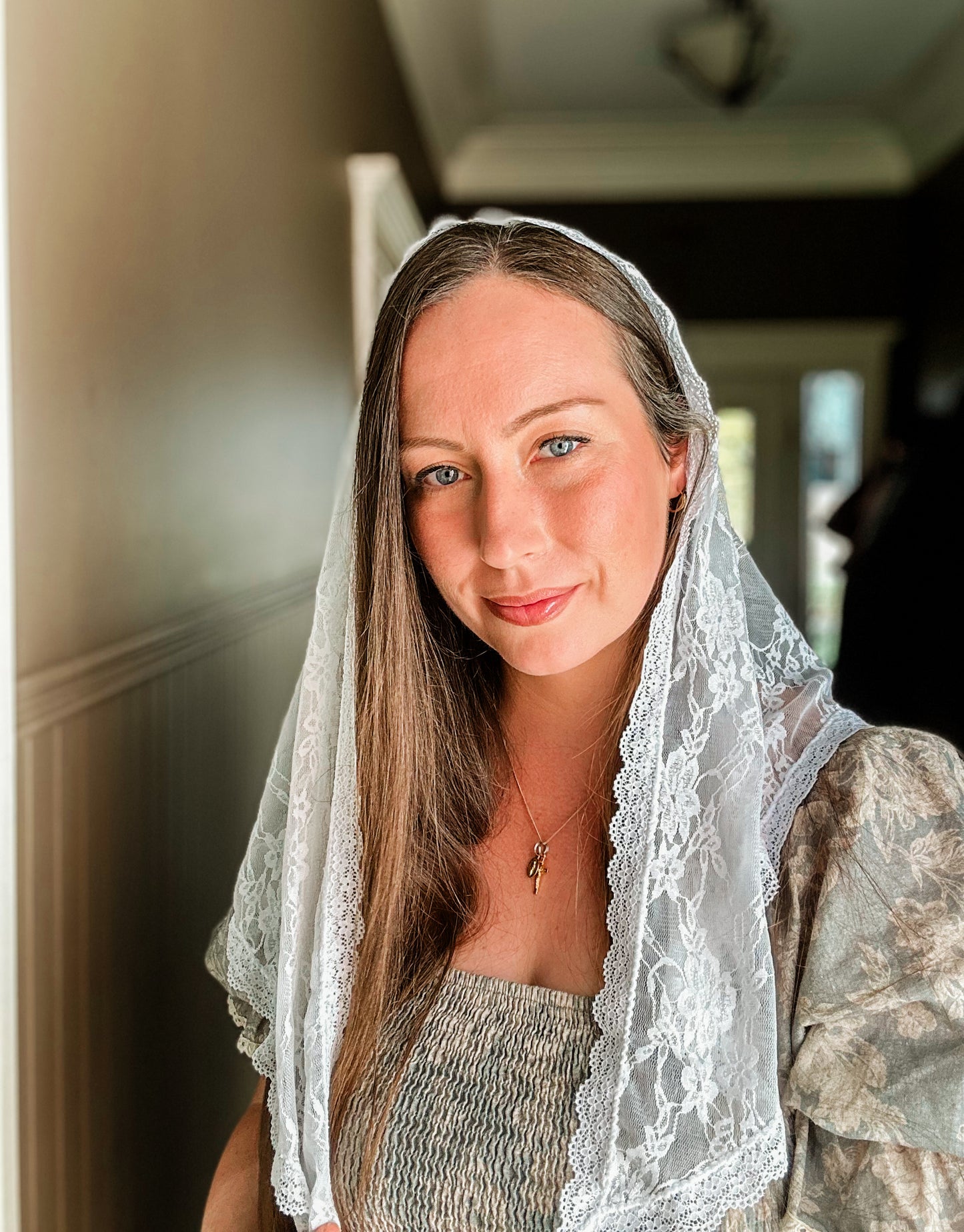 White Lace Mantilla