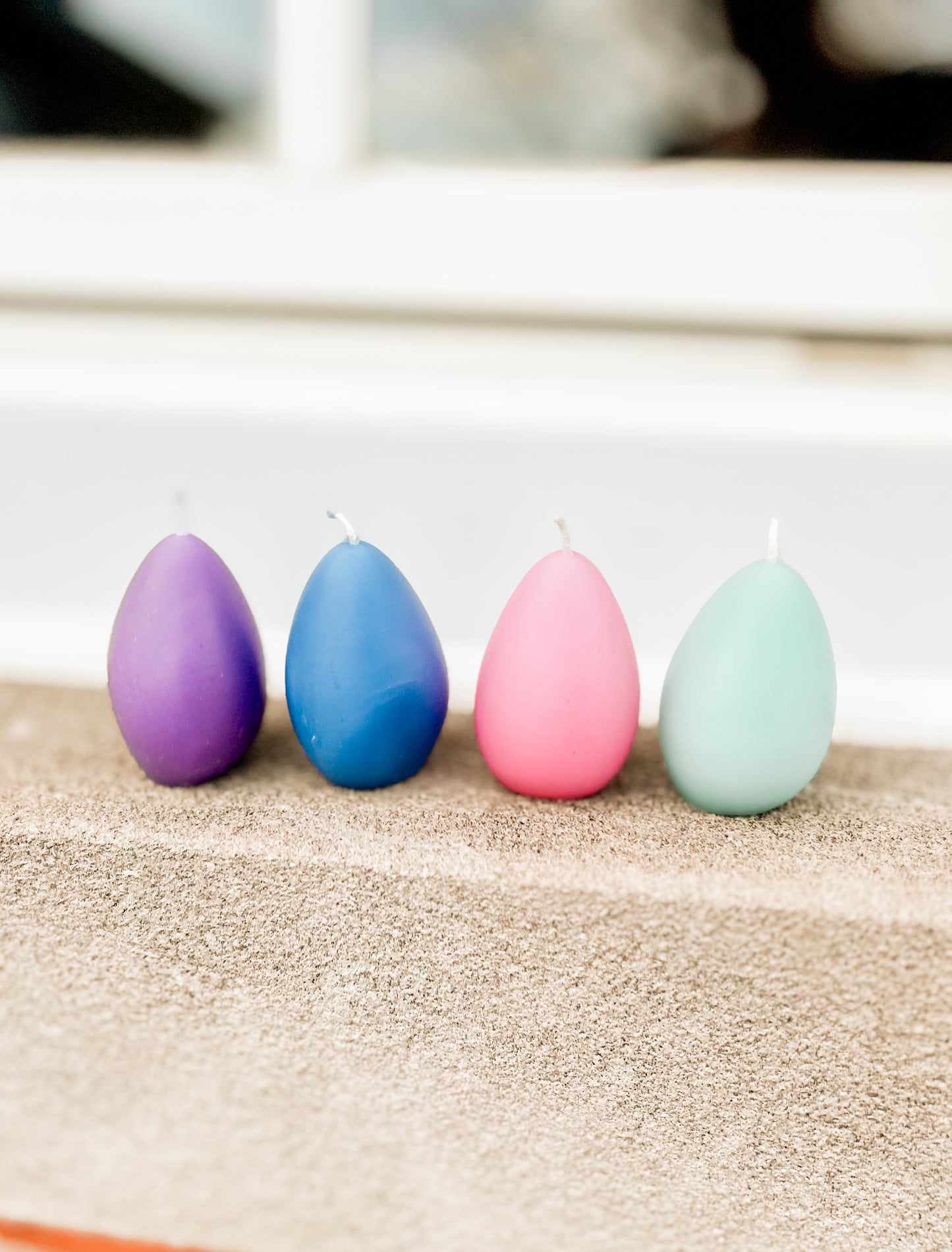 Beeswax Easter Egg Candles