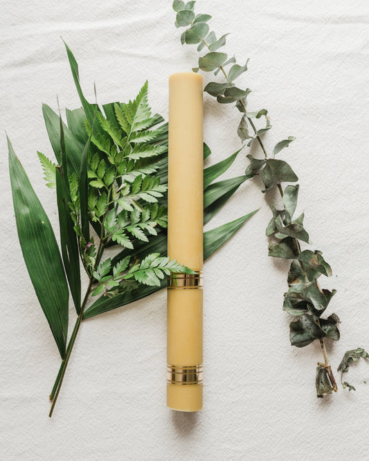Beeswax Pillar Candle
