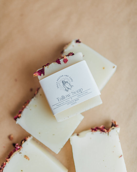 Tallow Soap - Peppermint Lemon