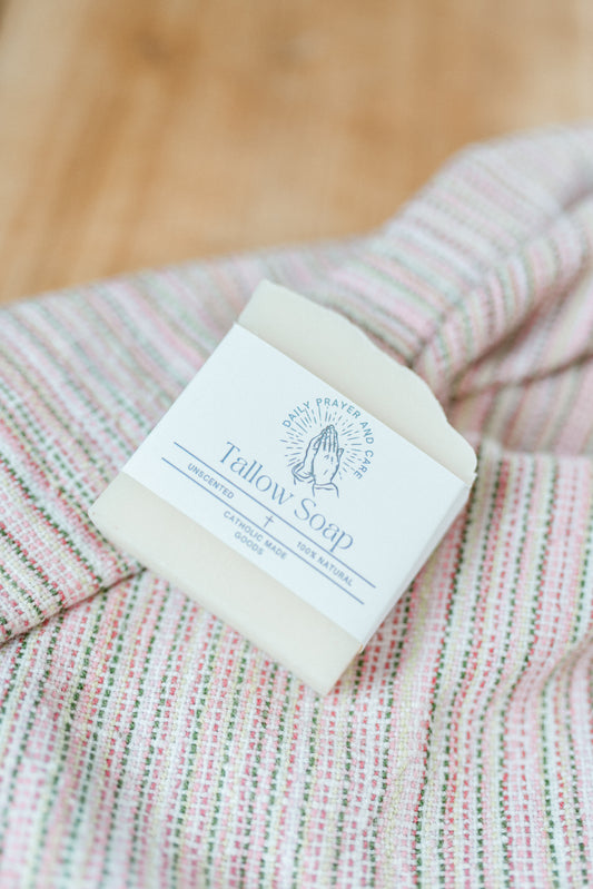 Unscented homesteaders Tallow soap