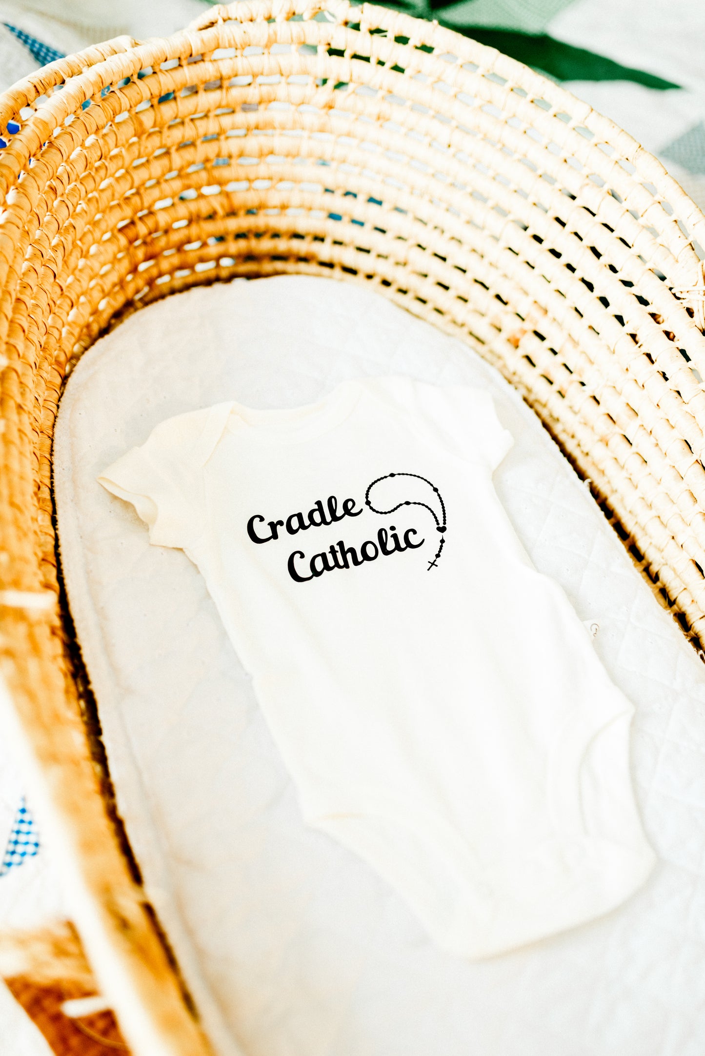 Cradle Catholic T-shirt bodysuit - 100% organic cotton