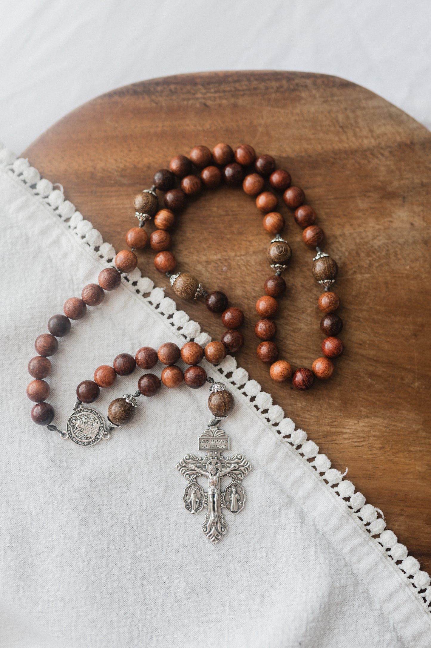 Men's Wooden St. Benedict Rosary
