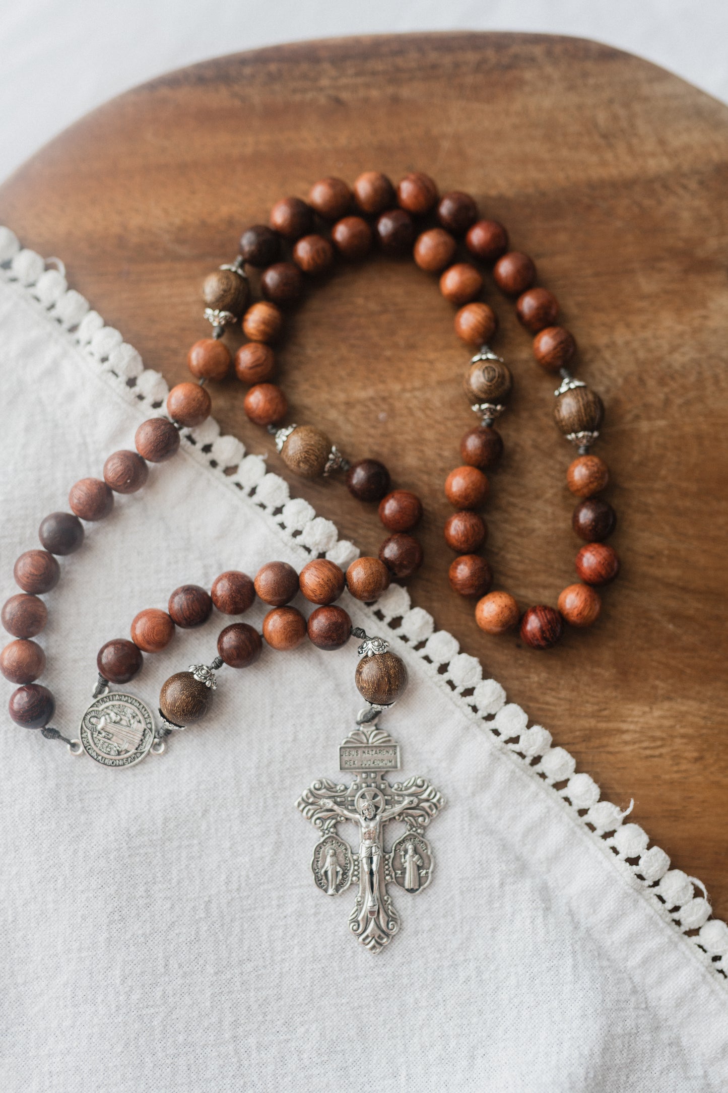 Men's Wooden St. Benedict Rosary
