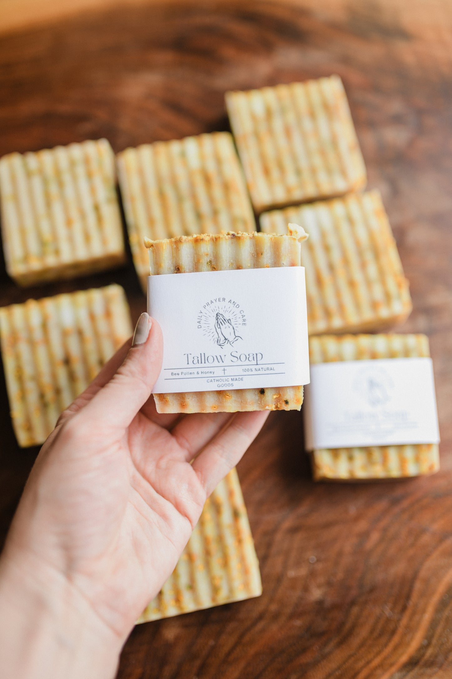 Tallow Soap - Bee Pollen & Honey