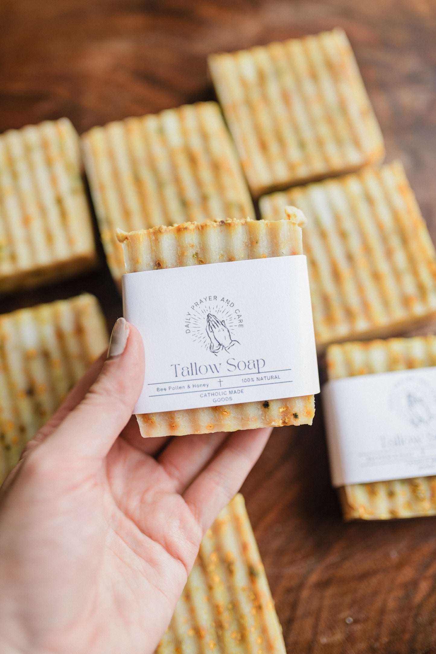 Tallow Soap - Bee Pollen & Honey
