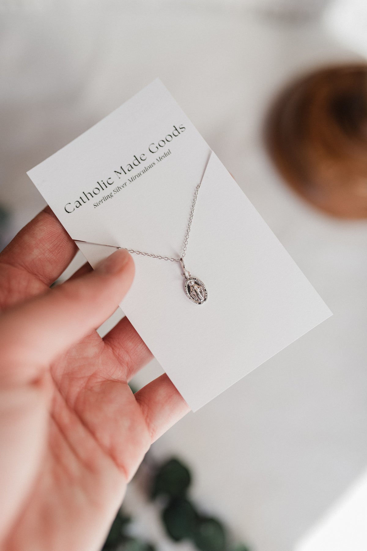 Sterling Silver Miraculous Medal