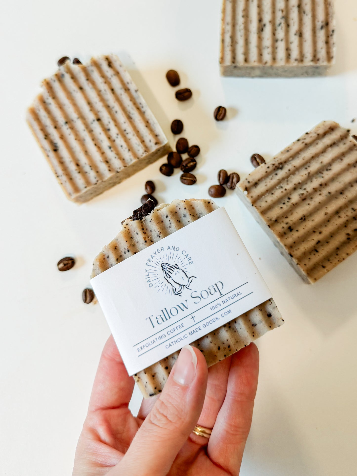 Tallow Soap - Exfoliating Coffee
