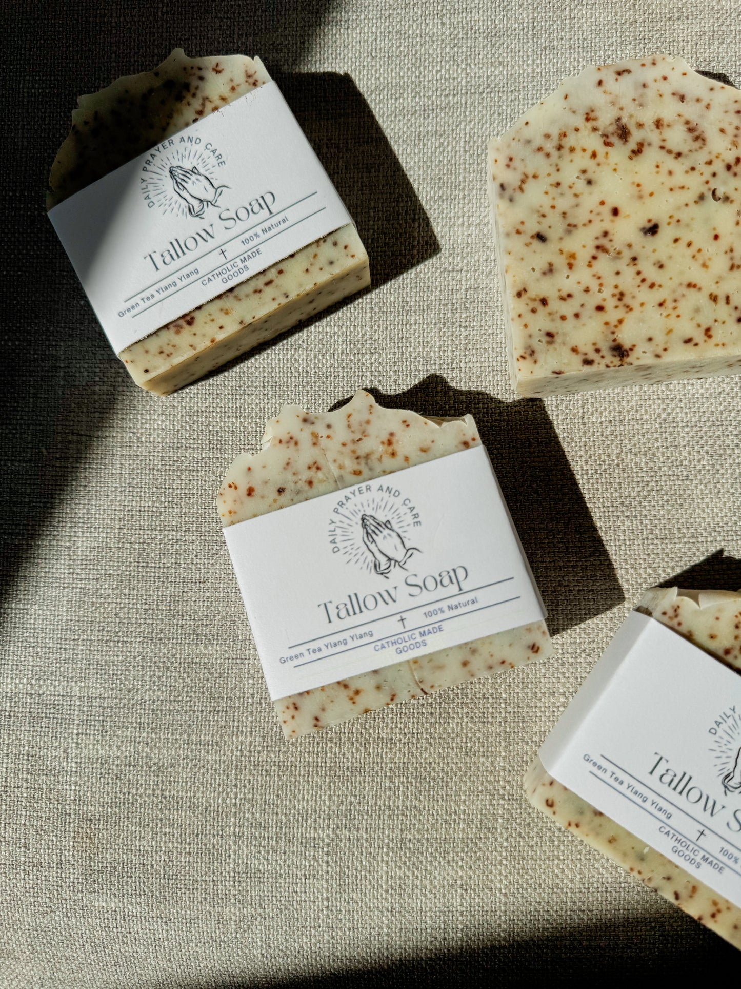 Tallow soap - Green Tea Ylang Ylang