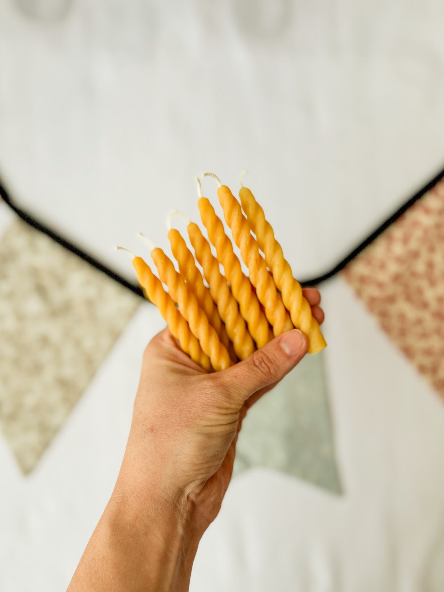 Beeswax birthday / saint day candles