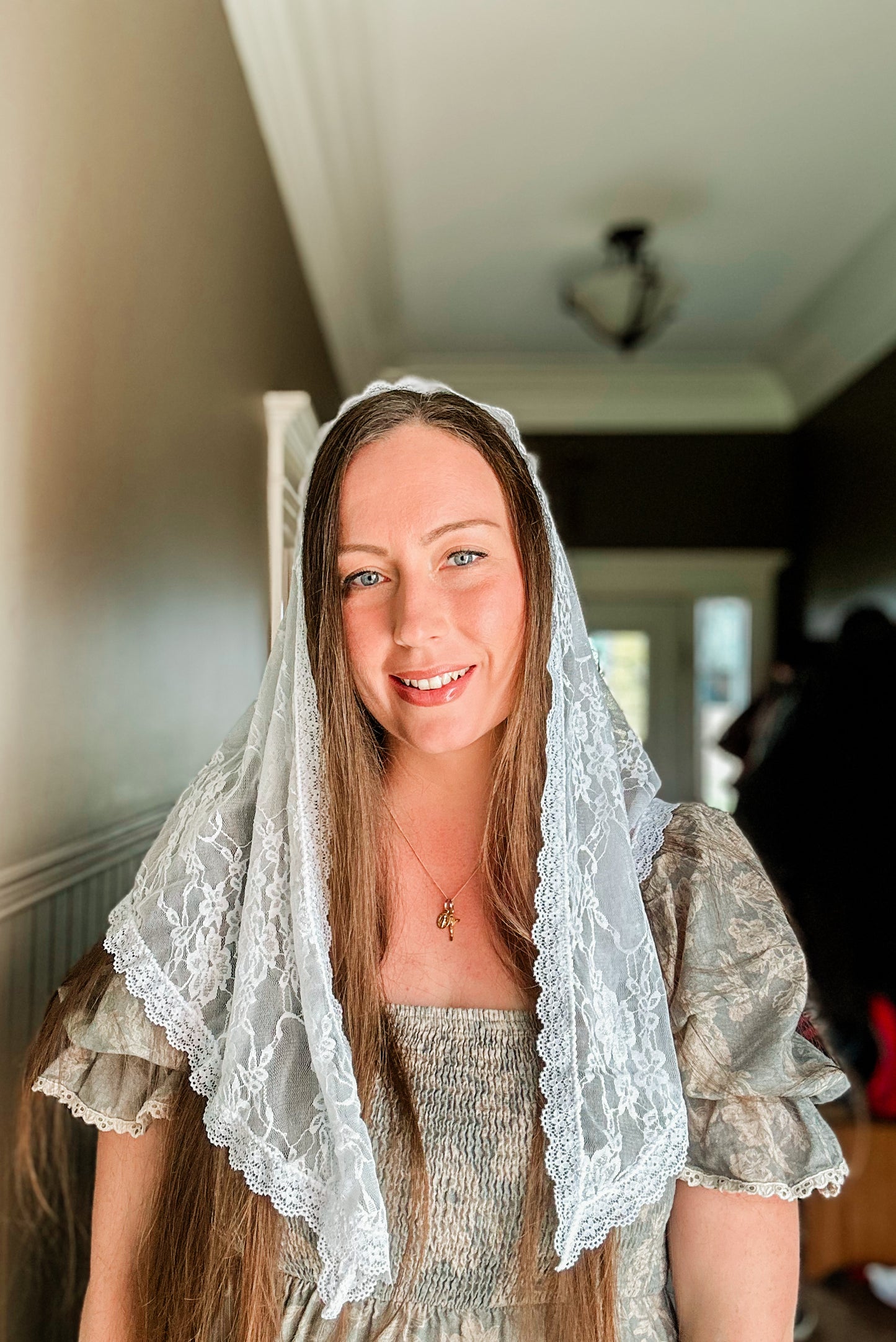 White Lace Mantilla