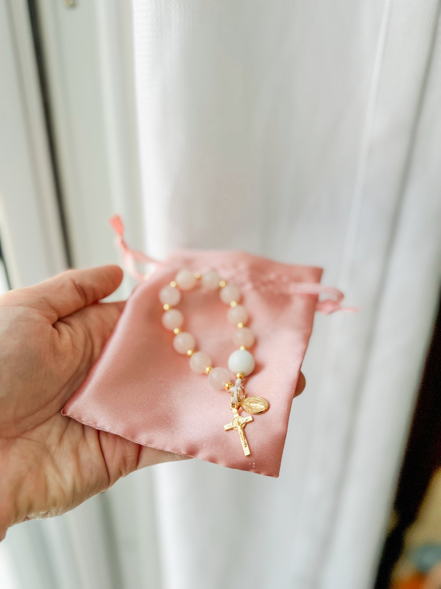Pink One decade rosary