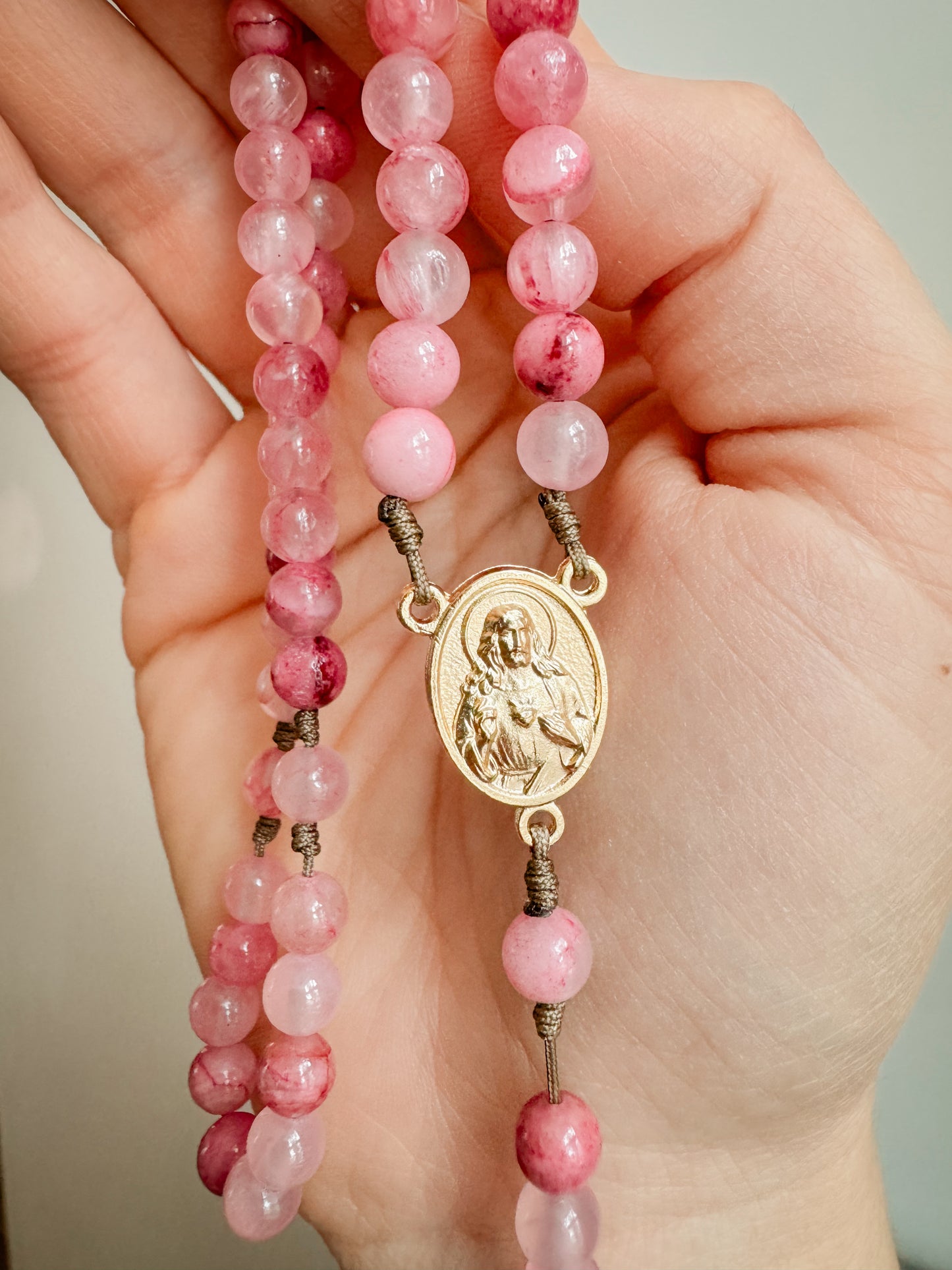 Sacred and Immaculate heart mini rosary