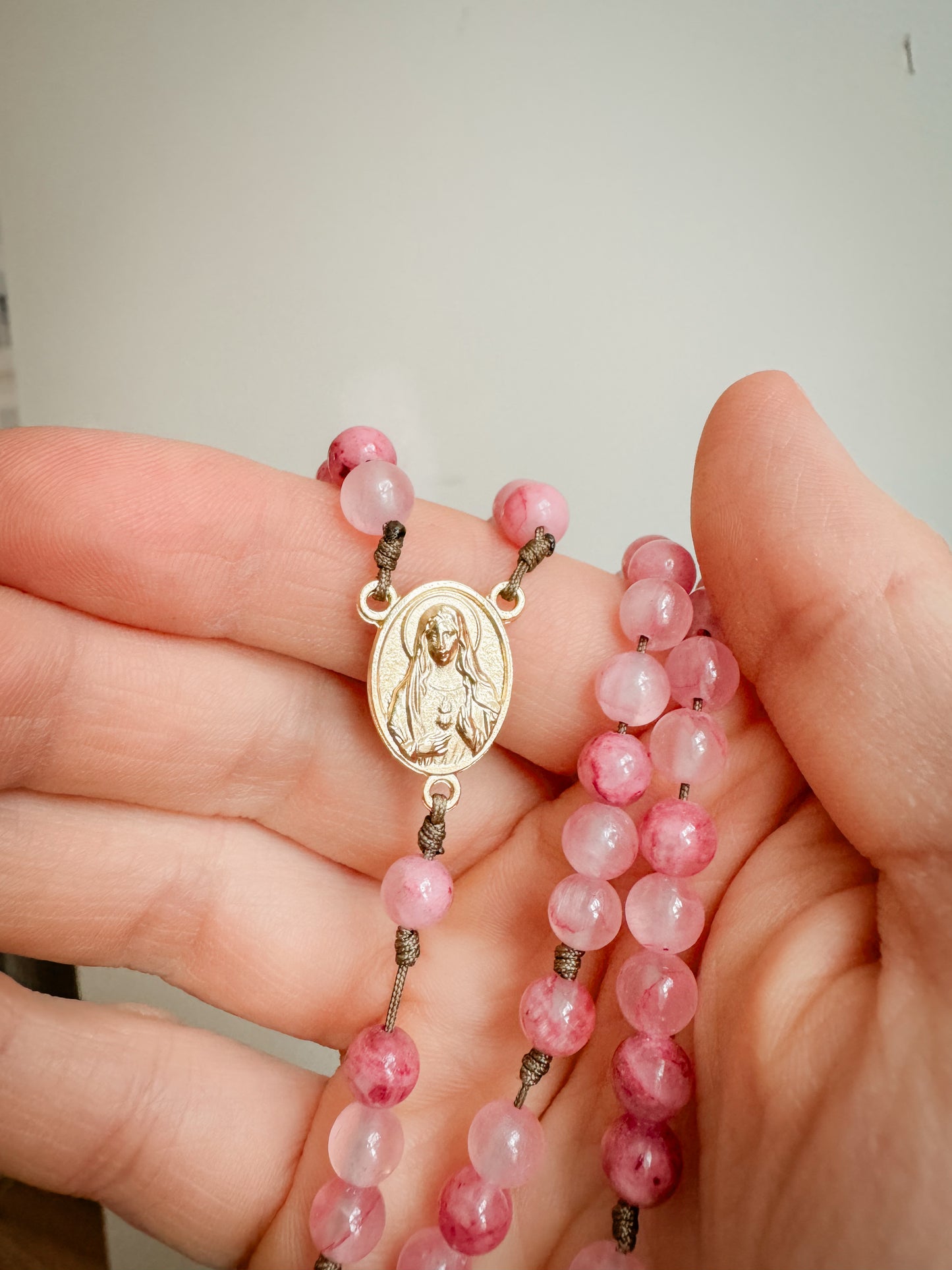 Sacred and Immaculate heart mini rosary