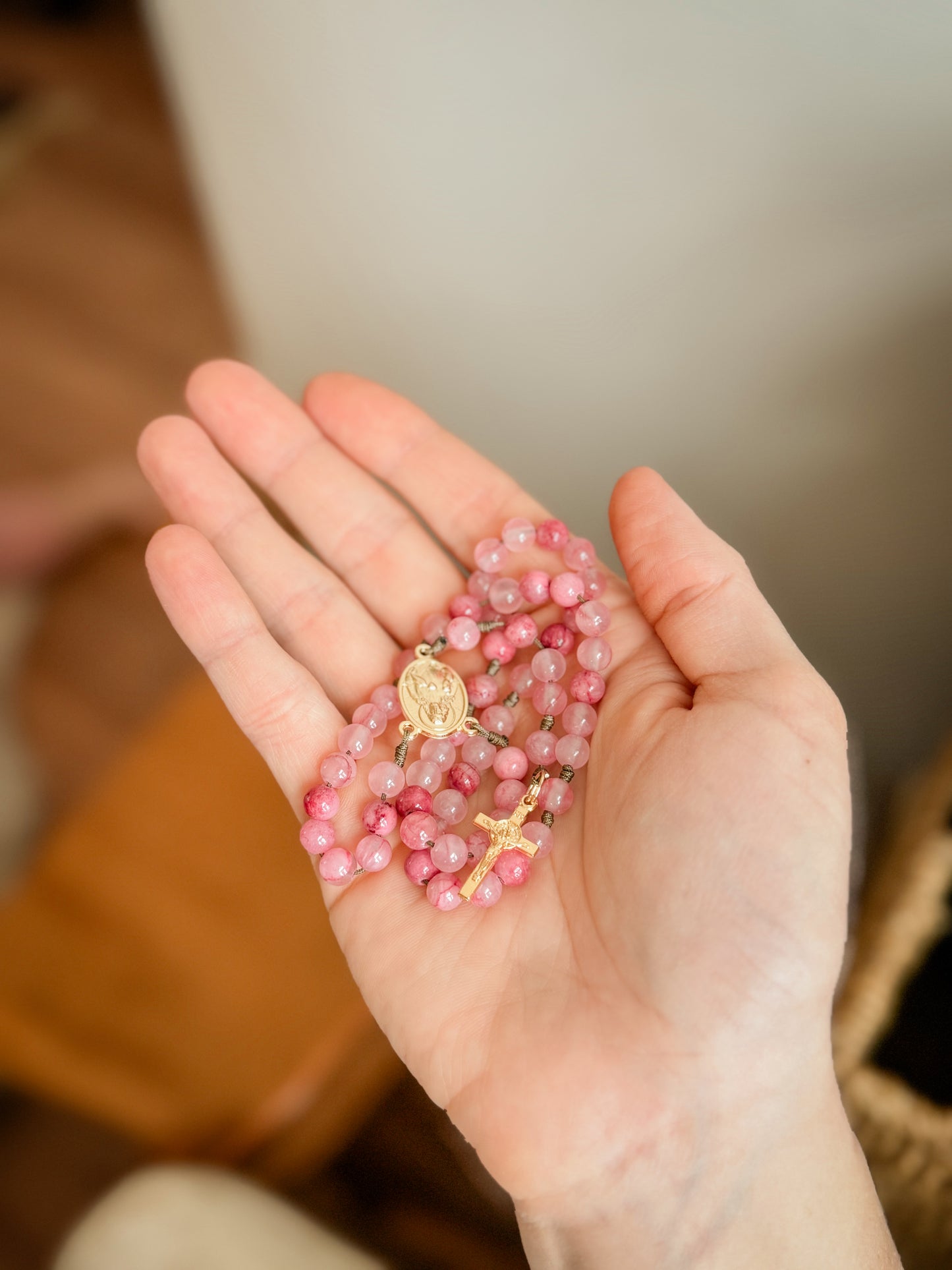 Sacred and Immaculate heart mini rosary