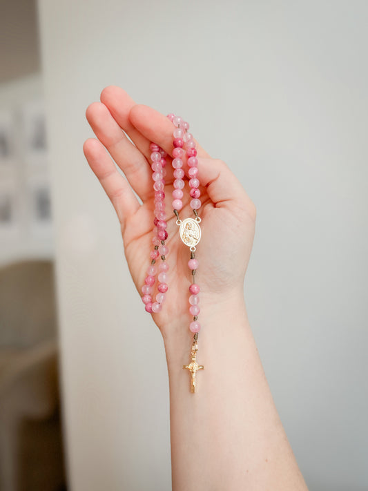 Sacred and Immaculate heart mini rosary